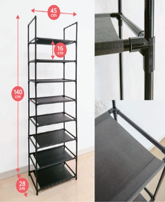 Quickly Assemble 8-Tier Rack 2